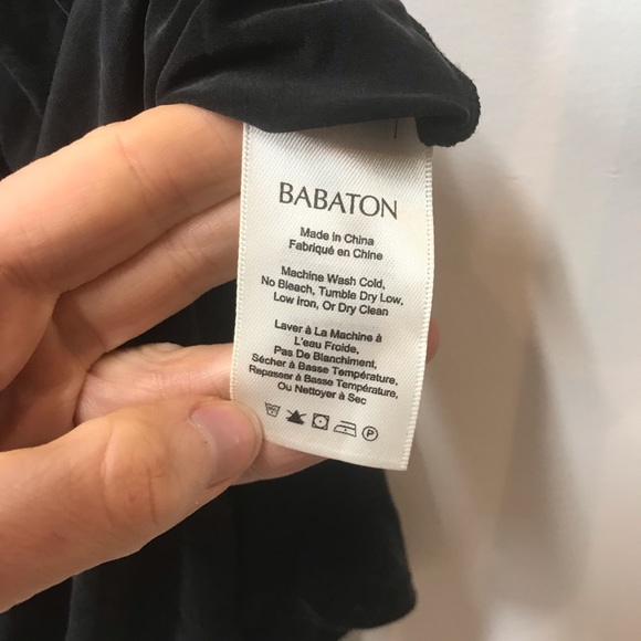 NEW Babaton Aritzia Fernando Dress - Medium in Black - Picture 4 of 6